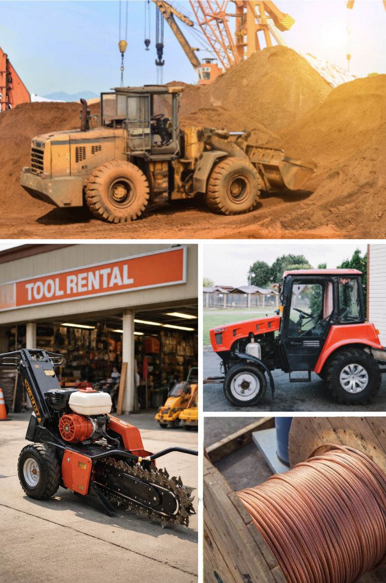 Equipment that EZTrack tracks Equipment that EZTrack tracks